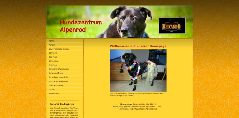 【ᐅ】 Hundezentrum Alpenrod Hundeschulen24