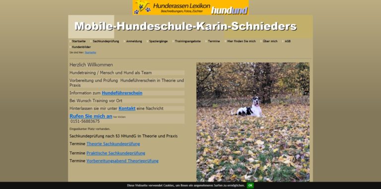 mobile hundeschule karin schnieders.de  768x381