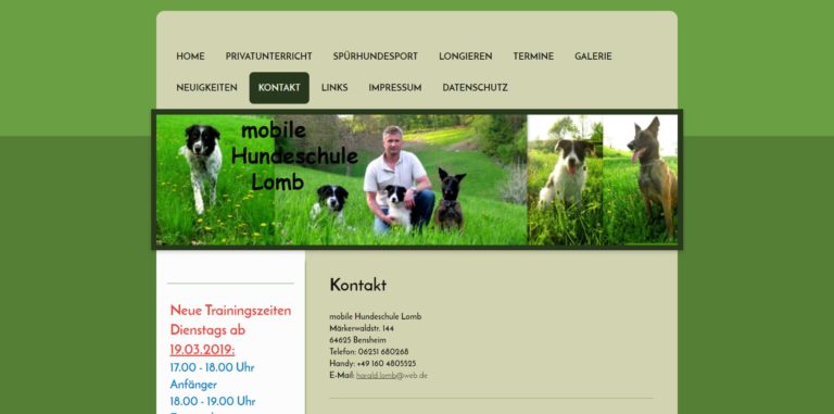 mobile hundeschule lomb.de  768x381