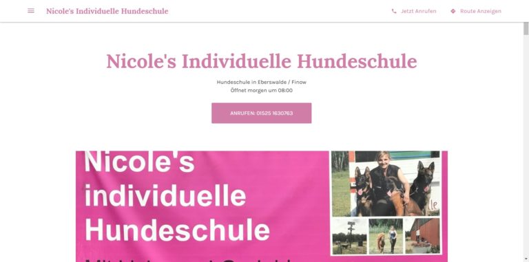 nicoles individuelle hundeschule.business.site  768x381