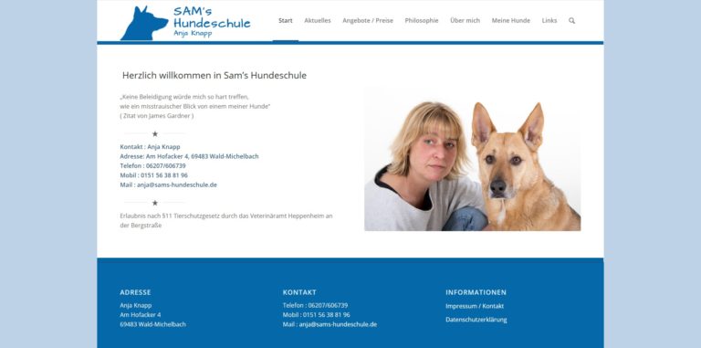 sams hundeschule.de 768x381