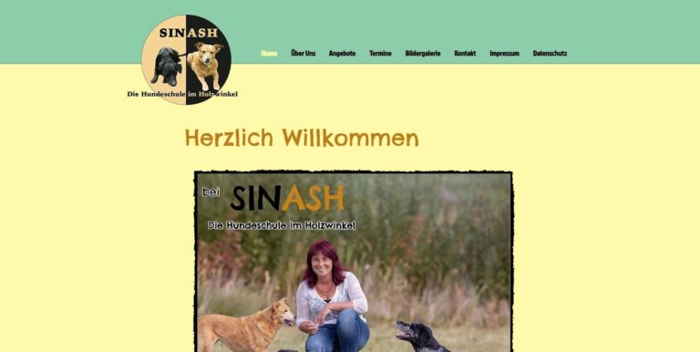 www.sinash hundeschule.com  768x386