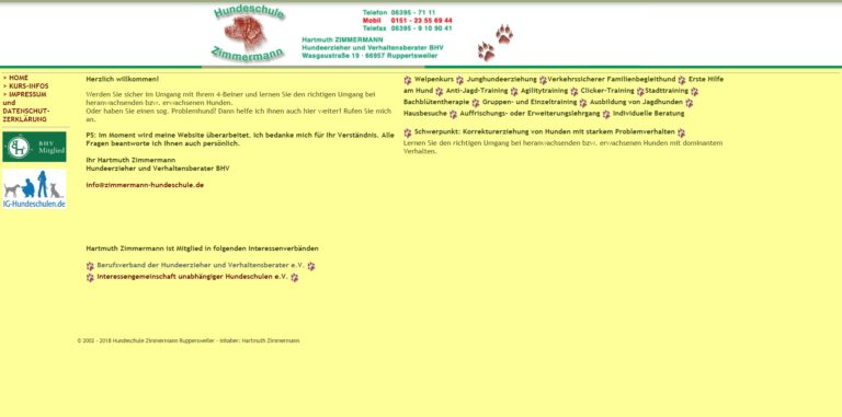 zimmermann hundeschule.de 768x381
