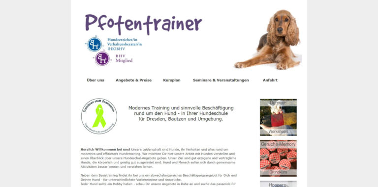 pfotentrainer.de 768x381